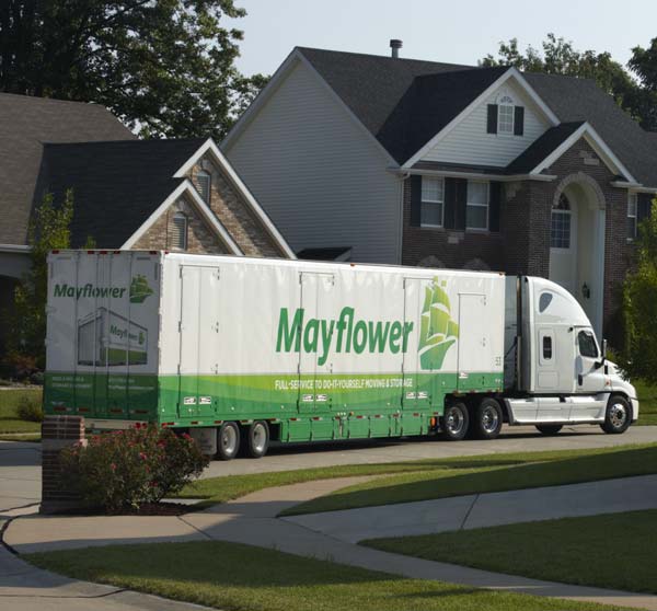 Mayflower Transit truck from Clark Moving & Storage